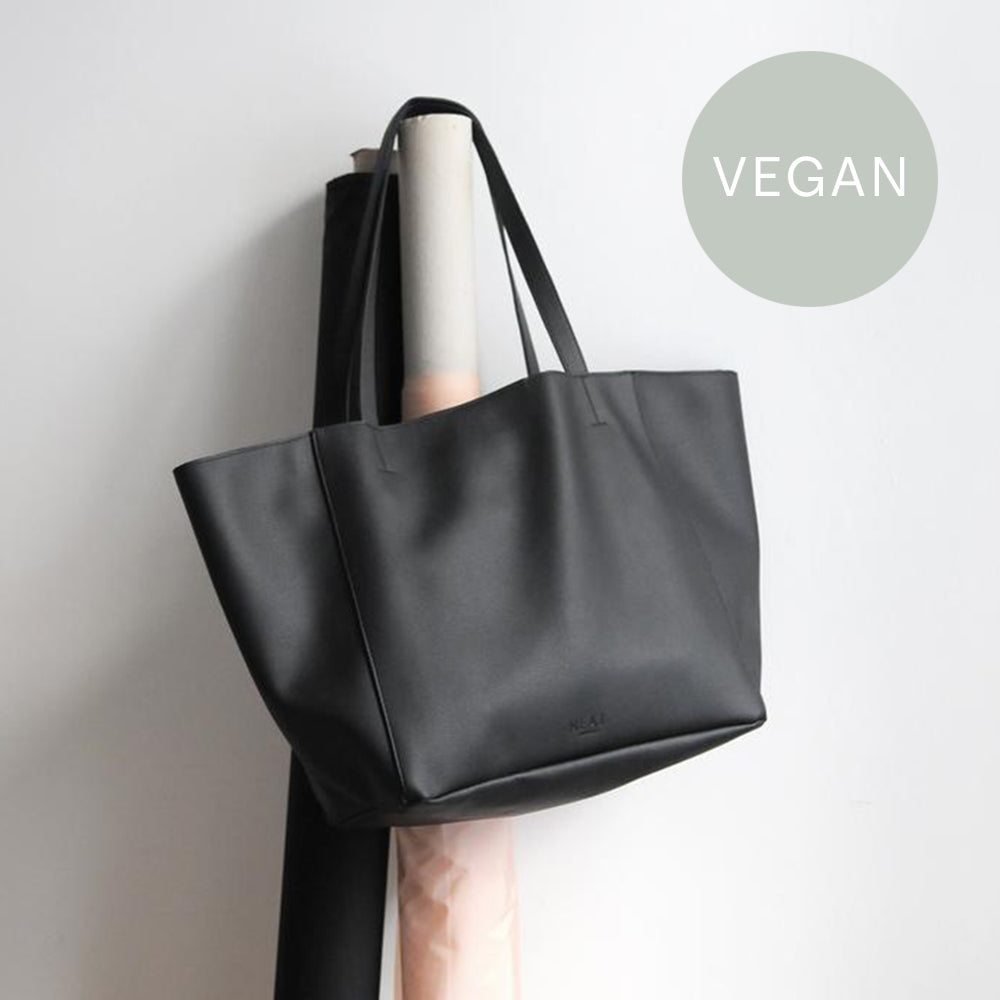 Vegane handtasche schwarz